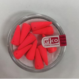 NEON Perlen Spikes groß pink