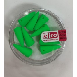 NEON Perlen Spikes groß grün