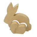 PappArt Figur Hase Silhouette