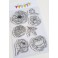 Jane's Doodles Peony Clear Stamps