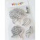 Jane's Doodles Hydrangea Clear Stamps