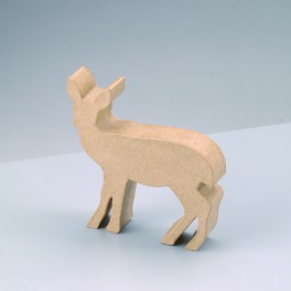 PappArt Figur Reh Sillhouette