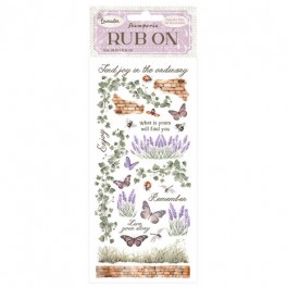 Stamperia Rubbelsticker Rub On Lavender - Ivy and Butterfly