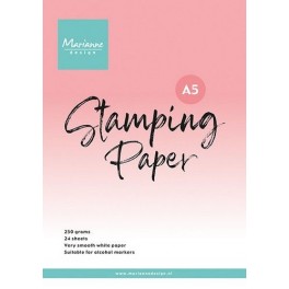 Marianne D Stempelpapier weiß glatt A5