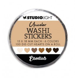 Studio Light Washi Die-cut Stickers Browns Essentials nr.21