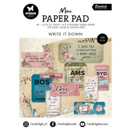 Studio Light Mini Paper Pad Write it Down Essentials nr.213