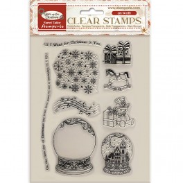 Stamperia Clear Stamps Snowglobes