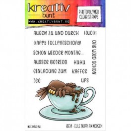 Motivstempelset "Eule Nuppi am Morgen"