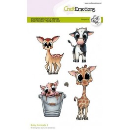 CraftEmotions clearstamps A6 - Baby Animal 2