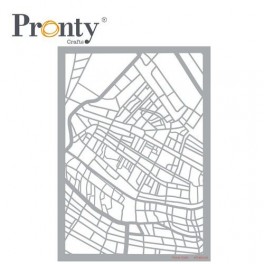 Pronty Mask stencil - A4 - Stadtplan