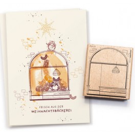 Stempel "Haus 15 Schaufenster Outline"