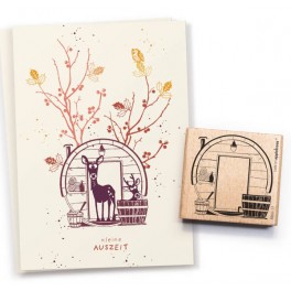 Stempel "Haus 13 Saunafass Outline"
