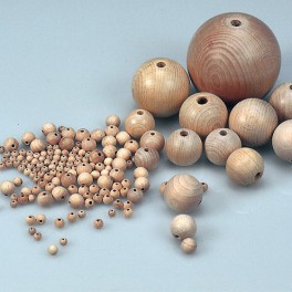 Rohholzperle 40mm