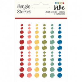 Simple Stories Enamel Dots - Bolds