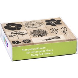 Motivstempelset "Blumen"