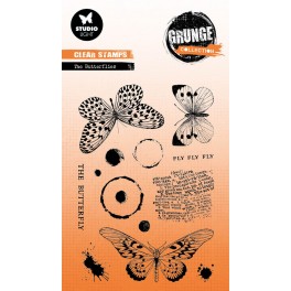 Studio Light The Butterflies Grunge Stamps