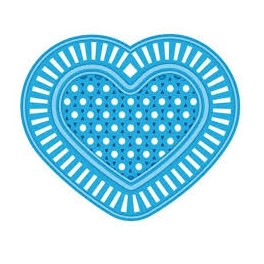 Schneideschablone "Laced Heart"