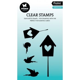 Studio Light Clear Stamp Birdhouse