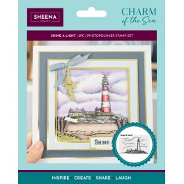 Crafter's Companion Charm of the Sea Photopolymer Stamp Set Shine a Light