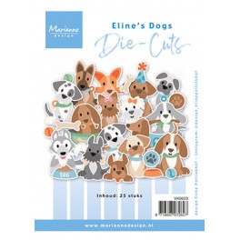 Marianne D Die-cuts Eline's Dogs