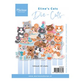 Marianne D Die-cuts Eline's Cats