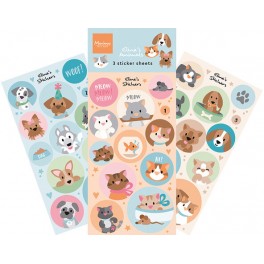 Marianne D Decorations Stickers Eline's Cats & Dogs