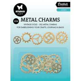 Studio Light Essentials Metal Charms Gears