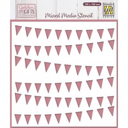 Nellie‘s Choice Golden Gifts Stencil Spring Banners