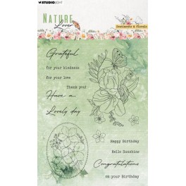 Studio Light Nature Lover Clear Stamps Sentiments & Florals