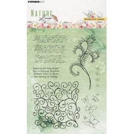 Studio Light Nature Lover Clear Stamps Background Stamps