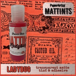 Paper Artsy Mattint Ladybug