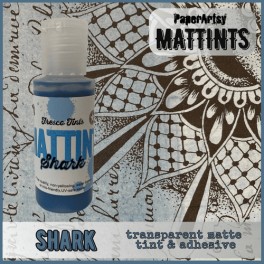 Paper Artsy Mattint Shark