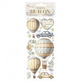 Stamperia Rubbelsticker Timeless Rub-On Air Balloons