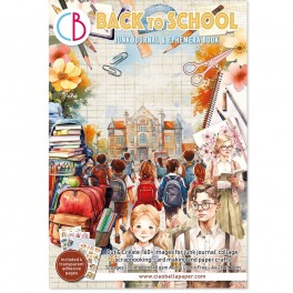 Ciao Bella A4 Junk Journal Ephemera Book "Back to School"