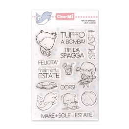 Clear Stamp Set "Strandtypen"