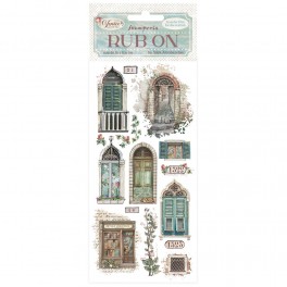 Stamperia Rubbelsticker Venice City of Art Rub-On Doors and Windows