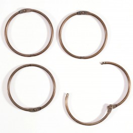 Vaessen Creative • Buchringe 50mm Kupfer