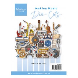 Marianne D Die-cuts Making Music 
