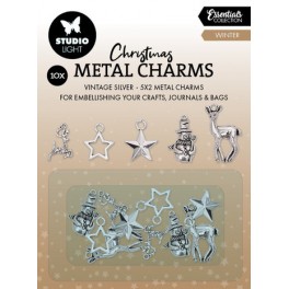 Studio Light Winter Christmas Metal Charm