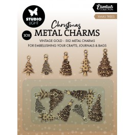 Studio Light Xmas Trees Christmas Metal Charms