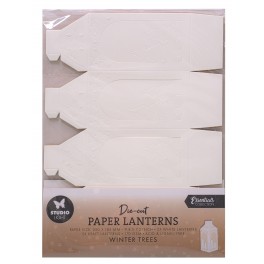 Studio Light Winter Trees Christmas Die-cut Paper Lanterns