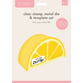 Crafter's Companion Fruit Treat Boxes Stamp/Die/Template Live your Zest Life