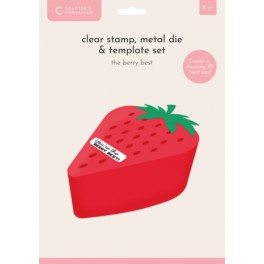 Crafter's Companion Fruit Treat Boxes Stamp/Die/Template The Berry Best 