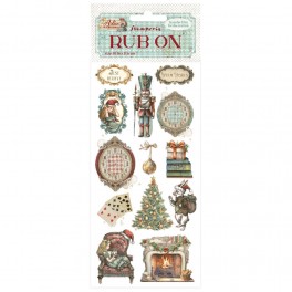 Stamperia Rubbelsticker Alice in Christmas Soldiers