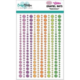 Carlijn Design Glitter Enamel Dots Halloween