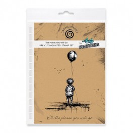 Katy Sue Design Andy Skinner Pre Cut Rubber Stamp Set The Places You Will Go