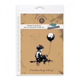 Katy Sue Design Andy Skinner Pre Cut Rubber Stamp Set Nowhere To Go But Up
