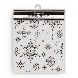 Stamperia Thick Stencil Snowflakes 