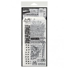 Stampers Anonymous Anatomy Tim Holtz Stamps/Stencil