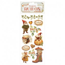 Stamperia Rubbelsticker Whispering Woods Gnome